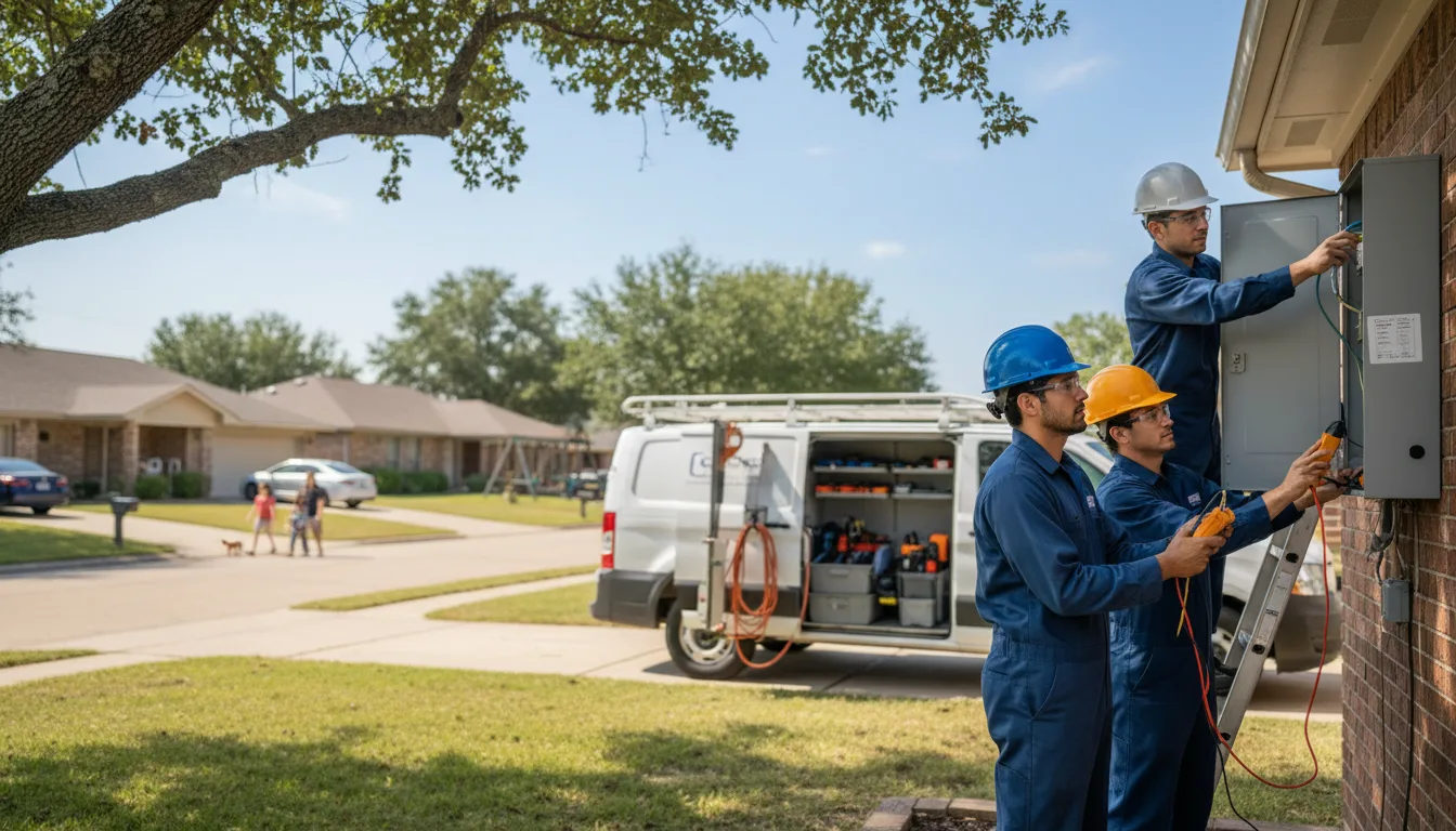 Certified electrician providing emergency electrical services in Kansas, IL